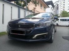2016 Peugeot 508 1.6 THP AUTO (FREE 6 MTH WARRANTY & TINTED VOUCHER)
