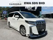 2017 Toyota Alphard 2.5 G SA MPV TYPE BLACK TYPE GOLD SPEC 3LED 2POWER DOOR POWER BOOT FACELIFT MODELLISTA