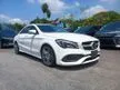 Recon 2018 Mercedes-Benz CLA180 1.6 AMG STYLE JAPAN SPEC [ORI LOW MILEAGE, IN ORIGINAL CONDITION, LOWEST IN THE MARKET, MUST VIEW, COST BREAKDOWN PROVIDED] - Cars for sale