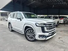 2024 Toyota Land Cruiser 3.5 ZX Grade 5A Sun Roof 4Cam360View PCS LDA BSM HUD RDL Beige Leather Power Boot Modelistakit Unregister