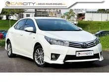 2014 Toyota Corolla Altis 1.8 E Sedan TRUE YEAR MAKE LOW MILEAGE TIPTOP CONDITION WARRANTY