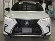 Recon 2019 Recon Lexus RX300 2.0 F SPORT SUV Japan Full Spec Low Mileage Panoramic Roof HUD 360 With 5 Years Warranty