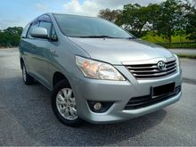 TOYOTA INNOVA 2.0 (M) LOW MILEAGE ACCIDENT FREE