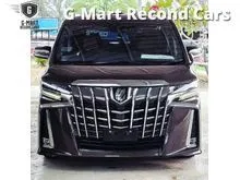 NEW STOCK - 2021 Toyota Alphard 2.5 G S - SUNROOF-2PDOOR-ROOF MONITOR - 8YR UNLIMITED MILEAGE