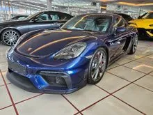 2022 Porsche 718 4.0 Cayman GT4 Coupe [UK UNIT, PDLS+, PASM, BOSE, SPORTS CHRONO]