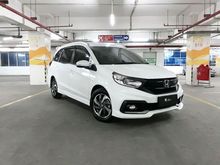 Honda all new mobilio RS CVT 2017 seperti baru km hanya 2000 garansi honda full original siap pakai pajak panjang0 tanpa cacat NOPOL D (Kotamadya)