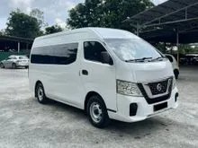 [ LOANKEDAI ] 2018 Nissan NV350 Urvan 2.5 Window Van E26 FACELIFT HIGHROOF