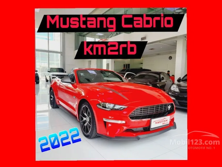 Jual Mobil Ford Mustang 2022 High Performance 2.3 di DKI Jakarta Automatic Convertible Merah Rp 1.550.000.000