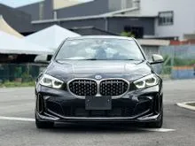 UNREG 2023 HOT HATCH PERFORMANCE BMW M135i M Sport  Premium Black  Grade 5A  24K Km  Ori M Performance Spoiler  6 Years Warranty