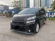 Used 2009 Toyota Vellfire 2.4 Z MPV FULL LEATHER SEAT, CONVERTED FACELIFT NEGO TILL LET GO