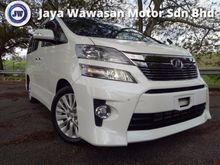 2014 TOYOTA VELLFIRE 2.4 Z MPV CONTRADICTION SPEC 3 YEARS WARRANTY RECON UNREG