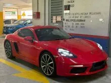 2018/21 Porsche 718 2.0 Cayman Coupe (SPORTS CHRONO PACKAGE)