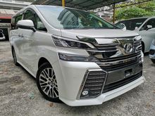 2017 TOYOTA VELLFIRE 2.5 ZG - FULL ALPINE - PILOTSEAT - POWERBOOT - SUNROOF -