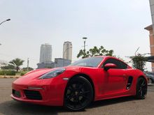 PORSCHE CAYMAN 718 SERIES 2017 RED ON BEIGE TDP 525JT