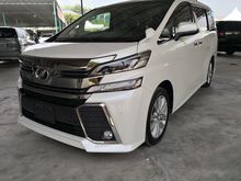 5Year Warranty 8 Seat Sunroof 2015 Toyota Vellfire 2.5 Z - Edition MPV Balck Interior Power Door