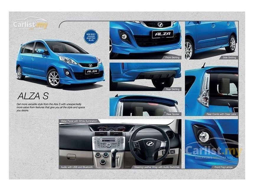 Perodua Alza 2017 S 1.5 in Kuala Lumpur Automatic MPV Blue for RM 50,200 - 3392604 - Carlist.my