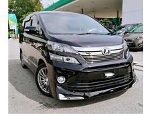MONTHLY ONLY RM1,6XX LOW DOWNPAYMENT , LOW INTRS , CALL FOR BEST PRIC 2014 Toyota Vellfire 2.4 Z MPV