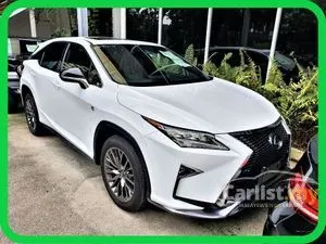 UNREG 2018 Lexus RX300 F Sport 2.0 TURBO RED LEATHER SEAT WHITE COLOR BODY SUNROOF 2 CAMERA PRE-CRASH LANE KEEP ASSIST HEAD UP DISPLAY 3 EYE LED