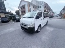 2014 Toyota Hiace 2.5 Window Van No Repair Needed Bas Sekolah Kilang