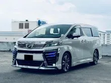 2019 Toyota Vellfire 2.5 ZG Facelift MPV 60K KM Pilot Cooling Seat 360 Carplay Pre-Safe Brake PowerBoot