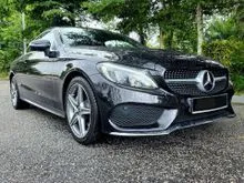 2018 Mercedes-Benz C200 2.0 AMG Line Coupe_ORI Mileage_FREE Auto Warranty_RM50K/Year
