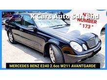 2004 Mercedes-Benz E240 2.6 Avantgarde V6 ENGINE TIP TOP