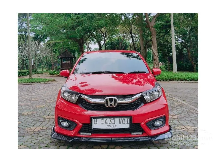 Jual Mobil Honda Brio 2019 Satya E 1.2 di Banten Automatic Hatchback Merah Rp 148.900.000