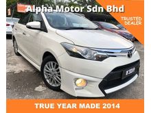 2014 TRUE Toyota Vios 1.5 G (A) TRD KEYLESS LEATHER YEAR END PROMOTION