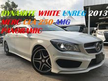DYNAMITE WHITE 2013 MERCEDES BENZ CLA 250 2.0 AMG SPORT 4MATIC PANORAMIC