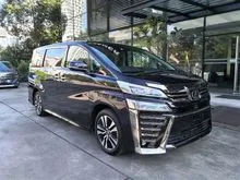 2018 Toyota Vellfire 3.5 Z G Edition 2K KM Pearl Black Sparkling Full Spec