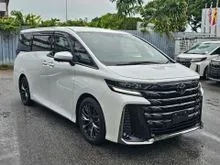 RAYE SALES FREE 6 YEAR WARRANTY Unreg 2024 Toyota Vellfire 2.4 Z Premier MPV White Processing Fee RM 1350