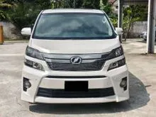 2013 Toyota Vellfire 2.4 (A) FACELIFT Z Golden Eyes SUNROOF