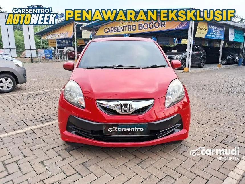 Jual Mobil Honda Brio 2014 S 1.2 di Jawa Barat Automatic Hatchback Merah Rp 113.000.000
