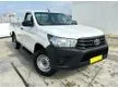 Used 2018 Toyota Hilux 2.4 Pickup Truck (M) SINGLE CAB 3 YEARS WARRANTY
