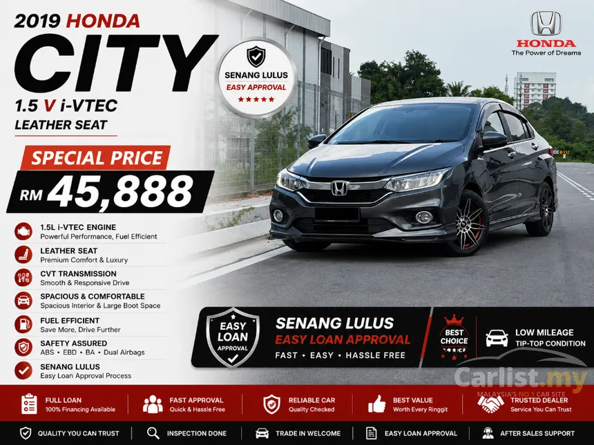 2019 Honda City V Sedan
