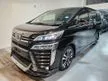 Recon 2020 Toyota VELLFIRE 2.5 ZG (A) MODELISTABODYKIT ROOFMONITOR MILEAGE25K