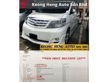 (ACTUAL YR MADE 2OO8)(GST INCLU)(FACELIFT))(1 OWNER)(8 SEATERS)(2 POWER DOOR)(REG 2O11)(LOW MILEAGE)(TIPTOP)(KL AREA) TOYOTA ALPHARD FL 2.4 AS MPV