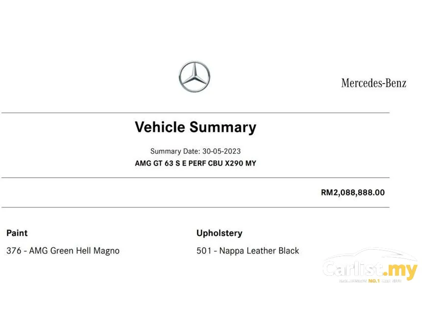 2023 Mercedes-Benz AMG GT 63 S E Performance Coupe