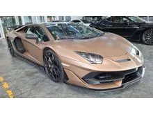 2020 Lamborghini Aventador 6.5 SVJ V12 LP770-4 Coupe Full Cabon Fiber Spec, Sport Exhaust Unregister Recon (A)(UK) Fullspec 15,000Km Warranty 3Year