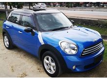 2013 MINI COUNTRYMAN 1.6A JAPAN SPEC UNREG SELLING PRICE ( RM 105,000.00 NEGO ) CAR BODY - BLUE COLOR ( 6497 ) TWO TONE COLOR BLUE AND BLACK