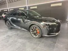 2023 Lexus RX 350 2.4 F Sport /PANROOF / RED INTERIOR / 360 CAMERA / HUD / DIM / BSM / GRADE 4.5A / 17K KM ORI / 2023 UNREGISTER