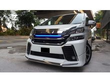 Toyota Vellfire 3.5 MODELLISTA SPEC,1 YEAR WARRANTY 2013,NEW FACELIFT MODEL,PILOT SEATS,2 POWER DOORS,SUN MOON ROOF,POWER BOOT,DVD PLAYER,1 DATO OWNER