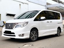 2016 Nissan Serena 2.0 Highway Star AT putih metalik proses 2 hari