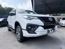 2018 Toyota Fortuner 2.7 SRZ SUV PETROL MILEAGE 31K JB PLATE 1 OWNER ORIGINAL TRD BODYKITS 360 CAMERAS 7 SEATERS POWER BOOT NON OFF ROAD 5 YR WARRANTY