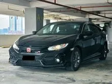 2022 Honda Civic 1.8 S Sedan Facelift Civic FK8 Kit Apple/Android Carplay Power Seat 1 Lady Owner FlnOTR LOw Depo As RM 100