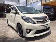 2014 Toyota Alphard 2.4 Type Gold Facelift Japan Spec**NO GST**HIGH TRADE IN VALUE**FULL LOAN NO PROBLEM**