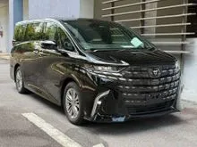 2024 Toyota Alphard 2.5 Z NEW MODEL AGH40 SUNROOF SUPER LOW MILEAGE 2K-KM ONLY READY STOCK