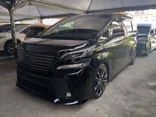 2017 Toyota Vellfire 2.5 ZG ALPINE ROOF TV SPORT RIM LIKE NEW CONDITION UNREG17