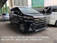 2015 Toyota Vellfire 2.5 Z G PILOT SEATS ** 4 CAMERA / JBL SOUND / PRE CRASH / DISTRONIC ** FREE 5 YEAR WARRANTY ** BEST OFFER **