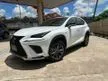 Recon 2021 LEXUS NX300 2.0 F SPORT SUV ( LIKE NEW CAR CONDITION WITH SURROUND VIEW CAMERA AND APPLE CAR PLAY ) - Cars for sale